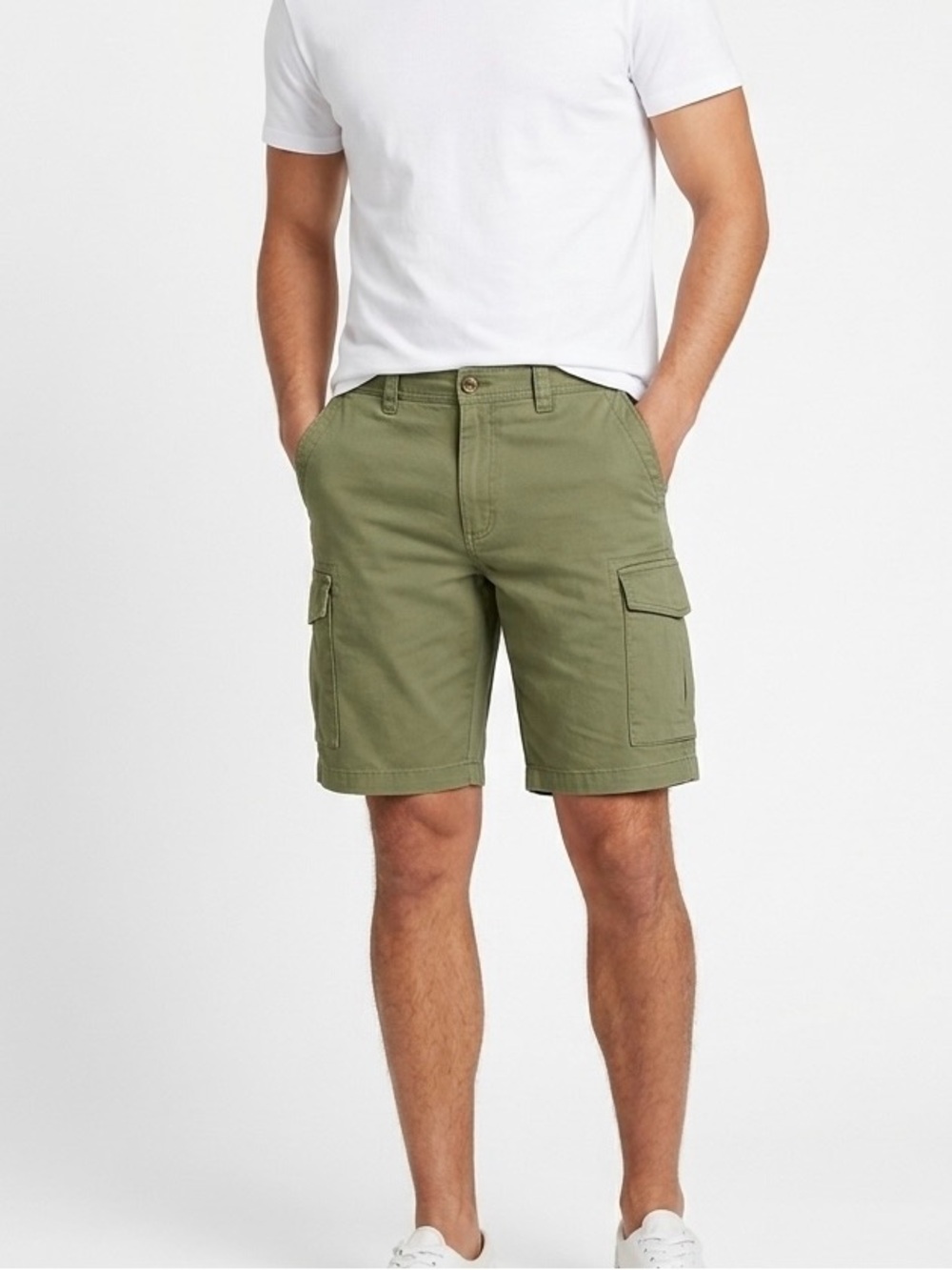 Club Room Men's Olive Green Cargo Shorts Size 38W NWT
